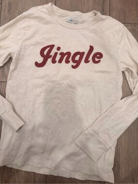 Crewcuts Cream Jingle Tshirt 0332